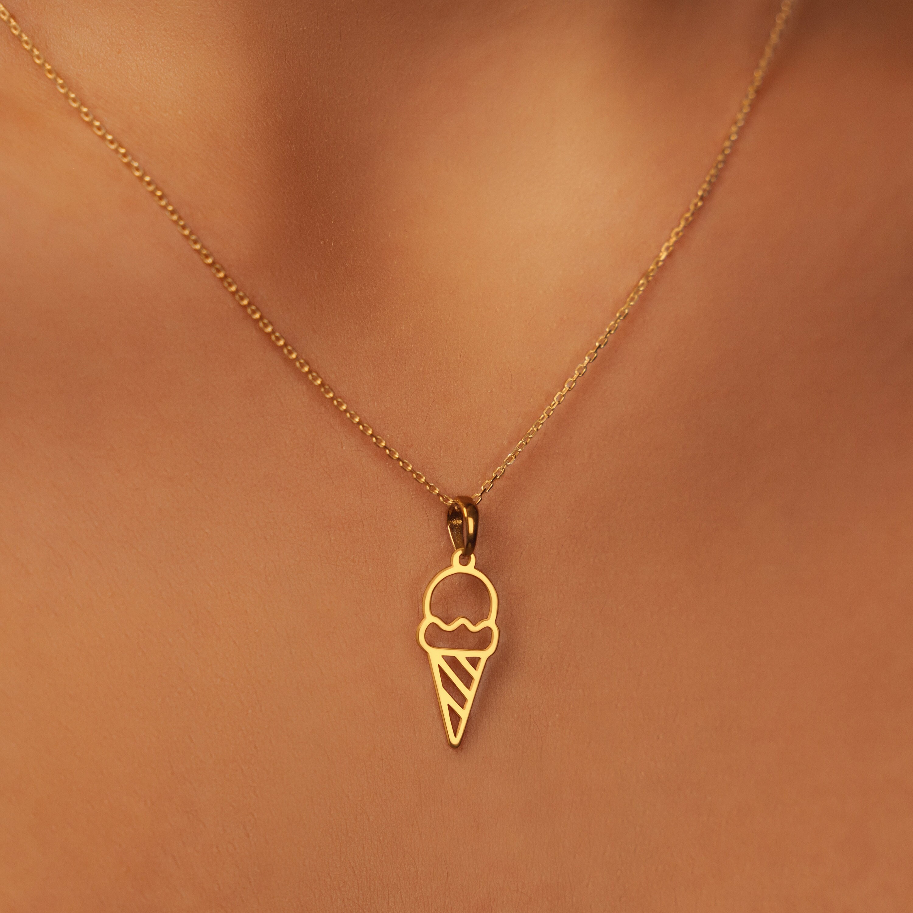 Ice Cream Necklace - Etsy