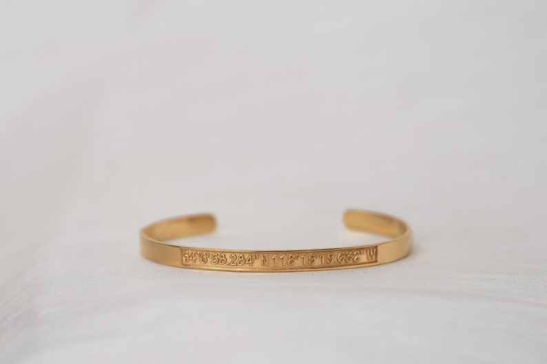 Cuff Bracelet Custom 3d Texture Engraving Etsy