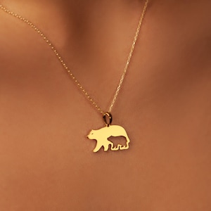 Mama Bear Charm Gold-plated Sterling Silver Mama Bear Charm Gold-plated Sterling Silver