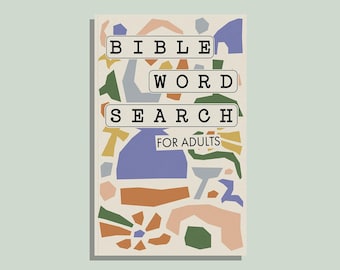 Bible Word Search Book for Adults: Modern Puzzle Activity