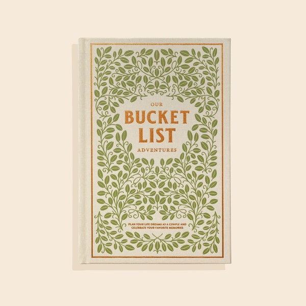 Our Bucket List Adventures: A Bucket List Journal For Couples - Wedding Gift, Anniversary Gift, Gift For Couples, Christmas Gift for Couple