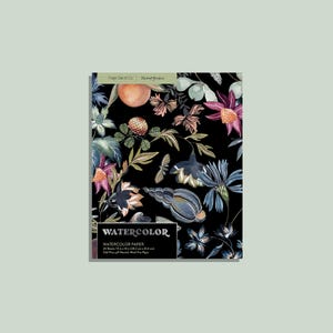 Watercolor Notepad: premium watercolor pad featuring thick, bleed-proof paper