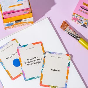 Art Challenge Card Deck: 90 Creativity Prompts for Endless Inspiration ...