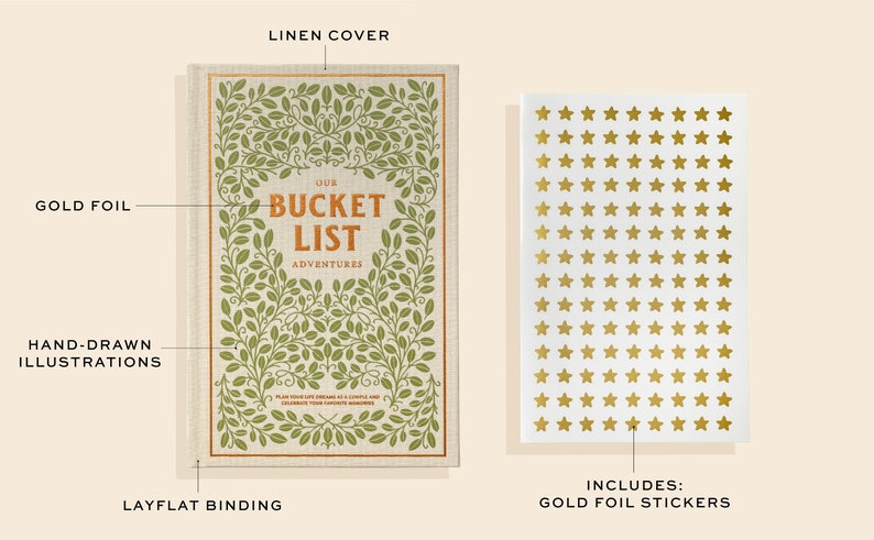 Couples Bucket List Journal: Wedding & Anniversary Keepsake bild 2