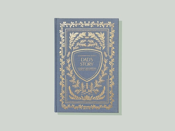 Dad's Story: A Memory and Keepsake Journal for Dad anniversary Gift for Him, Father's Day Gift, New Dad Gift, Birthday Gift for Dad - Etsy