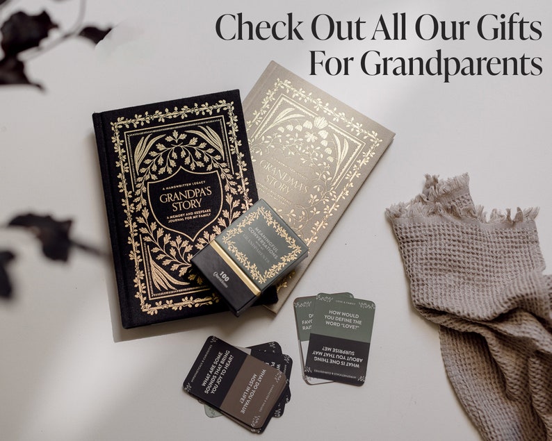 Grandma's Story: A Memory and Keepsake Journal New Grandma Gift, Grandma Gift, Mothers Day Gift For Grandma, Grandma Mothers Day Gift image 8