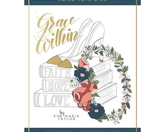 Grace Within: A Christian Inspirational Adult Coloring Book