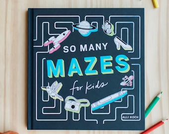 Maze Book for Kids Ages 4-8: 100+ Puzzles, Screen-Free Activity