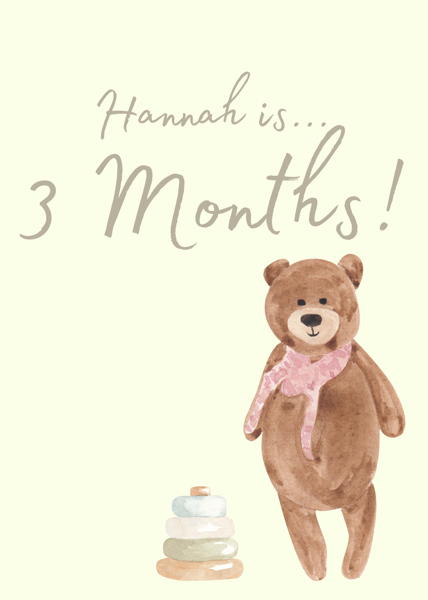 Boho Baby Milestone Cards Printable - Etsy Canada