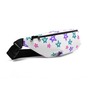 Stars All Over Fanny Pack Custom Crossbody waist bag