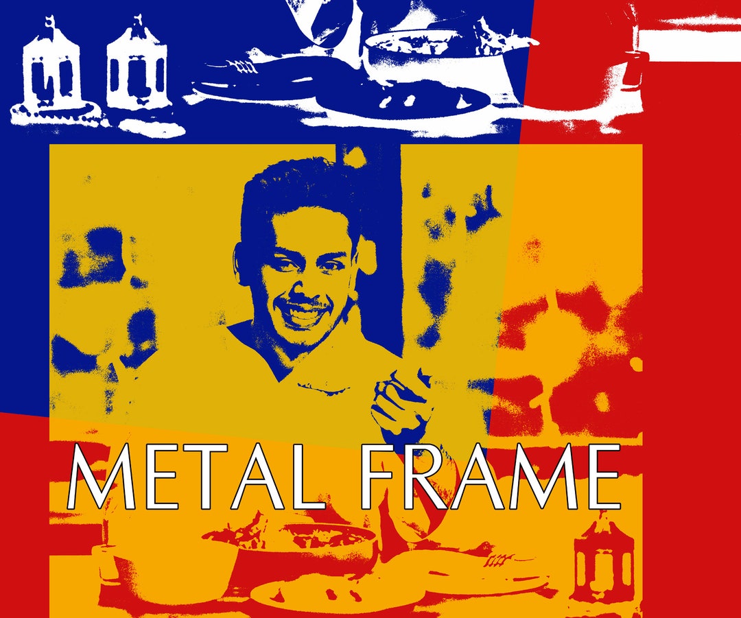 Pop Art METAL FRAME 16. Wall Art, Wall Design, Wall Decor, Home Decor