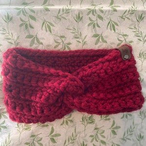 Chunky Crochet Headband - Chunky Crochet Ear warmer - Gift for Her - Stocking Stuffer - Winter Accessories - Winter Hat - Purple