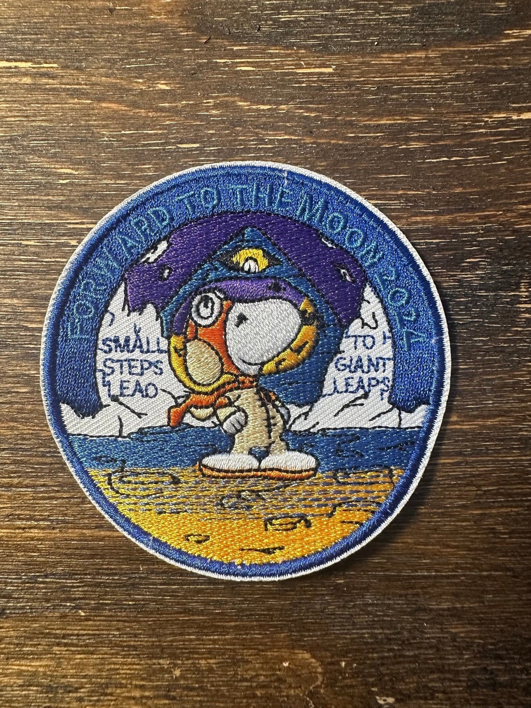 NASA Snoopy Artemis Moon Mission Space Patch 3 velcro Backed Etsy