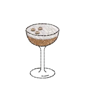 Espresso Martini Machine Embroidery File