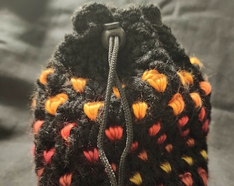 Large Crochet Dice Bag, Tarot Bag, D&D