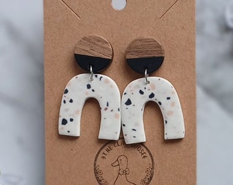 Multicolored Terrazzo Earrings
