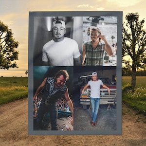 Coperta in pile Morgan Wallen Country