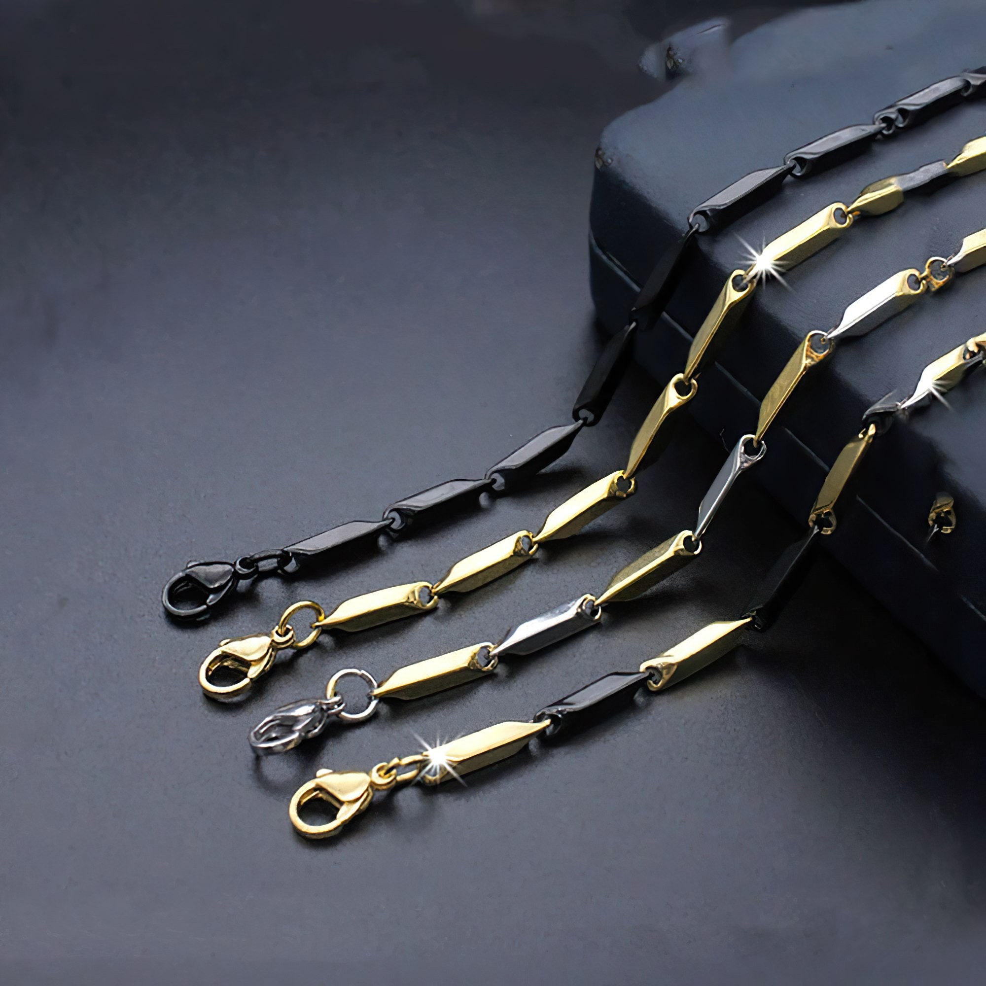 Titanium Bulk Necklace Chain Necklace Charm Pendant Etsy