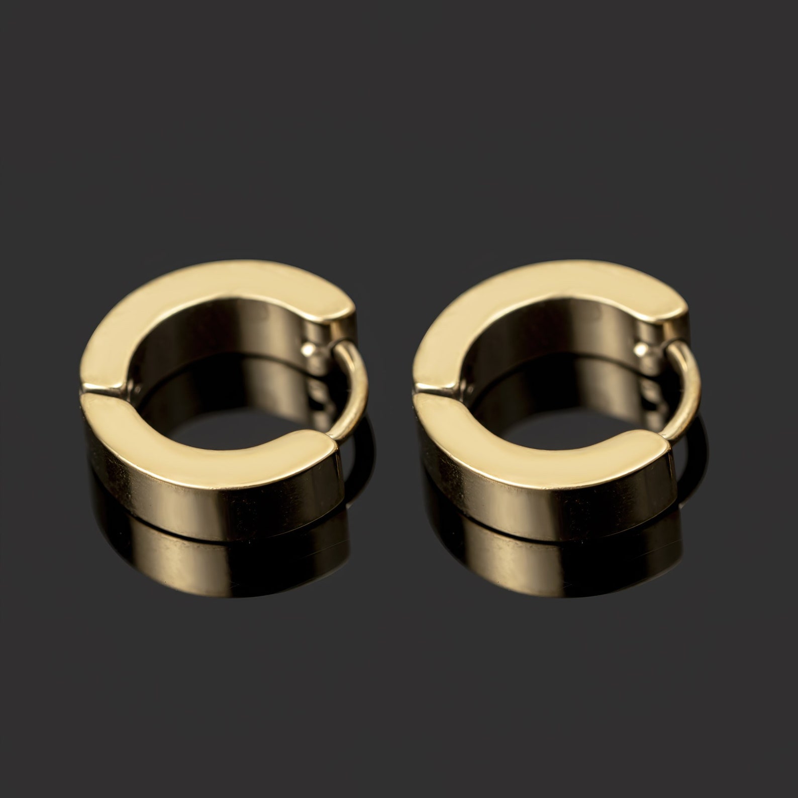 Titanium Stud Earring Hoop Earring Antiallergic Jewelry Etsy