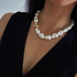 Women Choker Necklace: Statement Hollow Heart Pendant Necklace With Imitation Pearls And Colorful Accents For Women From Patrickpatterson, $8.89
