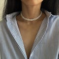 Vintage Chic Double Strand Pearl Choker • AAAAA Grade Freshwater Pearl Necklace • Gifts for Her product logo