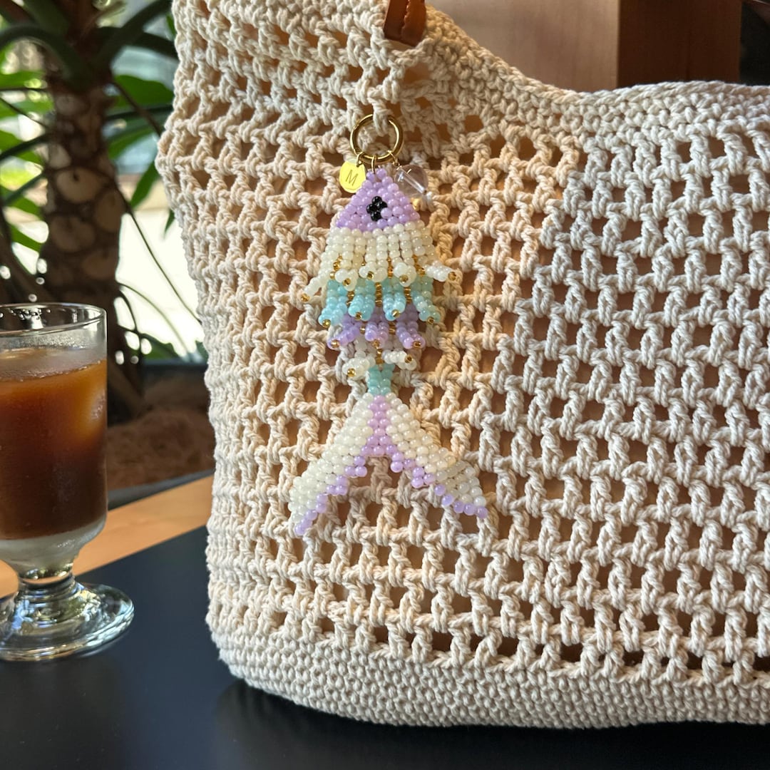 Mermaid Core Fish Bag Charm, Summer Ocean Themed Large Fish Charm, Fish ...