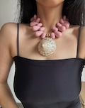 Chunky Pink Shell Necklace • Mermaidcore Real Seashell Necklace • Summer Beachy Jewelry product logo