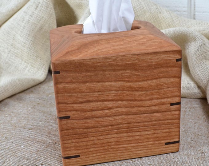 Featured listing image: Cherry Tissue Box Cover