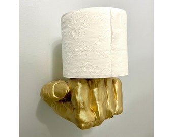 Middle Finger Toilet Paper Holder