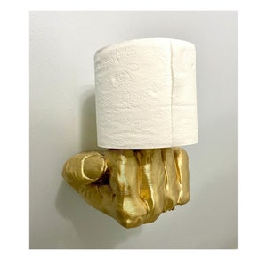 Middle Finger Toilet Paper Holder image 1