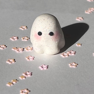 Glitzer Gespenst Schreibtischfreund, süßer Polymer Clay Schreibtischfreund