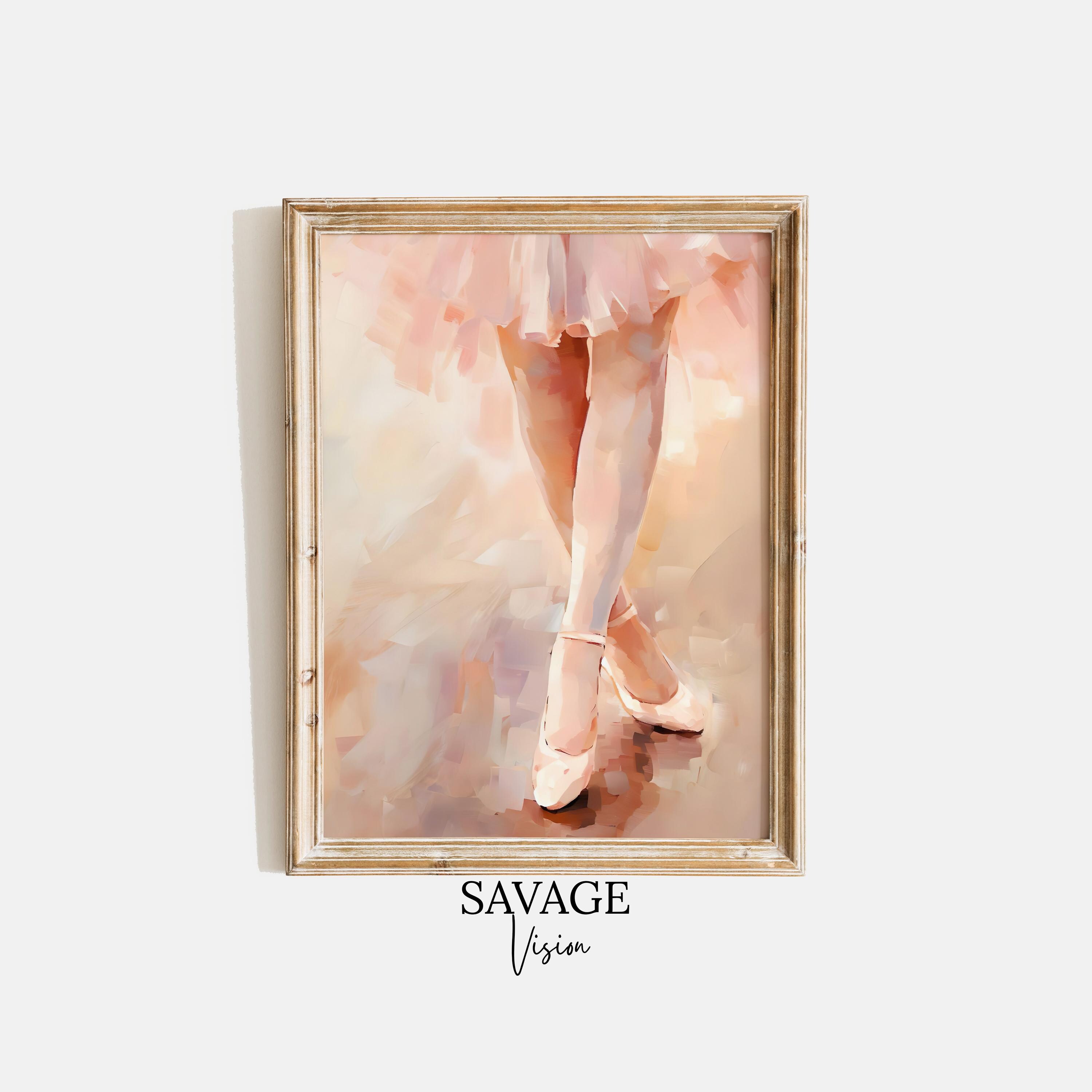 Ballet shoe painting - Etsy 日本