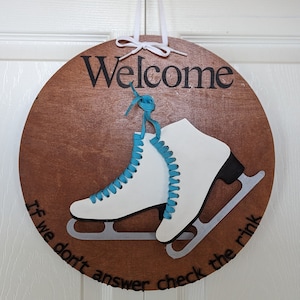 Welcome Sign Figure Skating - Etsy