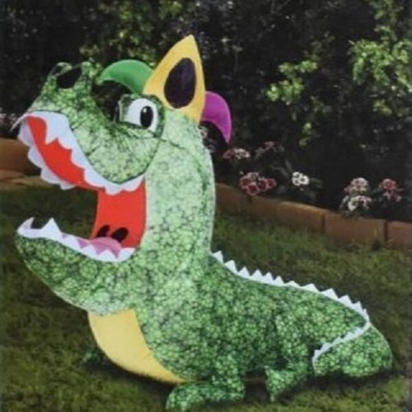 mardi gras inflatable alligator