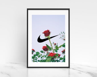 Roses | Hypebeast Print | Hypebeast Wall Art | Luxury Poster | Designer Print | Teen Decor | Teen Wall Art
