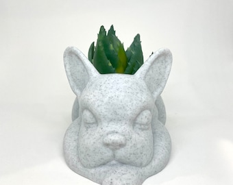 French Bulldog Planter: Adorable Frenchie Succulent Pot, Pet Memorial Gift