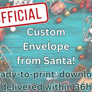 North Pole Envelope Template – Santa Claus Official Mail Printable