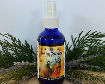 Lavender & Cedarwood Aromatherapy Spray Mist/Essential Oil Spray Mist/Room Deodorizer/Natural Body Spray/Sleep Aid/ Linen and Pillow Spray
