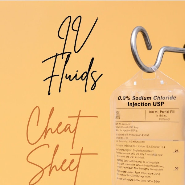 Iv Fluids Etsy