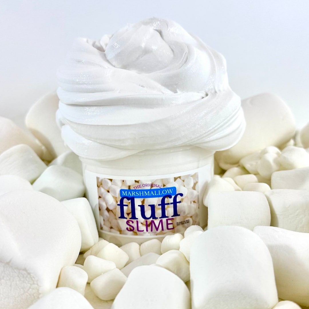Marshmallow Fluff Slime Etsy