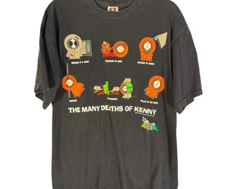 Vintage South Park Shirt Many Deaths of Kenny 1990s - Etsy Canada