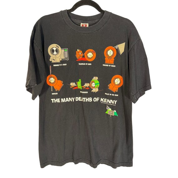 Vintage South Park Shirt Many Deaths of Kenny 1990s - Etsy