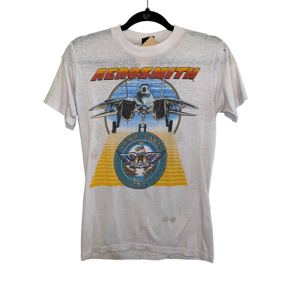 Vintage Aerosmith Shirt Aero Force One Done With … - image 1