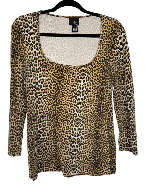 ロベルトカヴァリ豹柄トップス