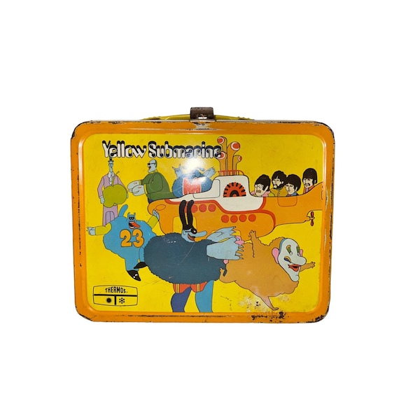 Vintage Beatles Yellow Submarine 1968 Lunchbox - Etsy