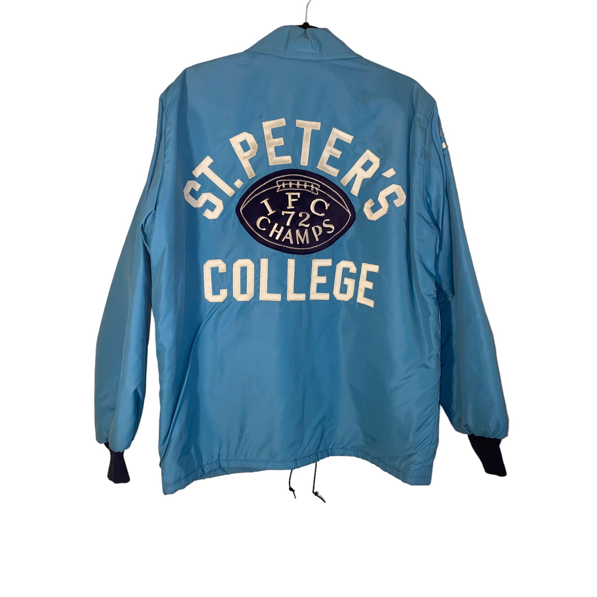 Vintage Saint Peters College Jacket 1970s Football Champs Kappa Sigma Etsy