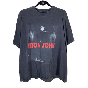 Vintage Elton John Tee 1997 Elton John Tour Shirt