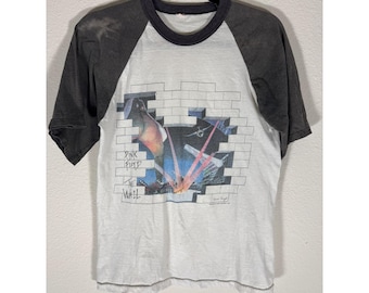 Vintage Pink Floyd Shirt Pink Floyd The Wall Concert Tee 1980s