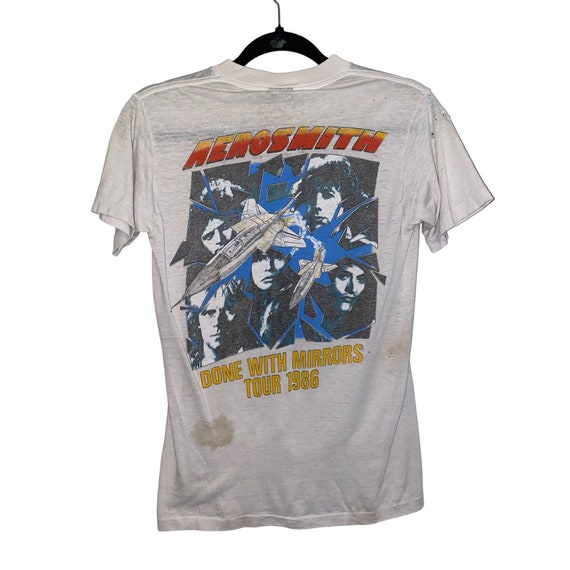 Vintage Aerosmith Shirt Aero Force One Done With … - image 2