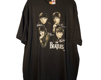 ⬇️THE BEATLES Tシャツ M ブラック 音楽・バンド・ロック・シネマ Tシャツ The Beatles ビートルズ